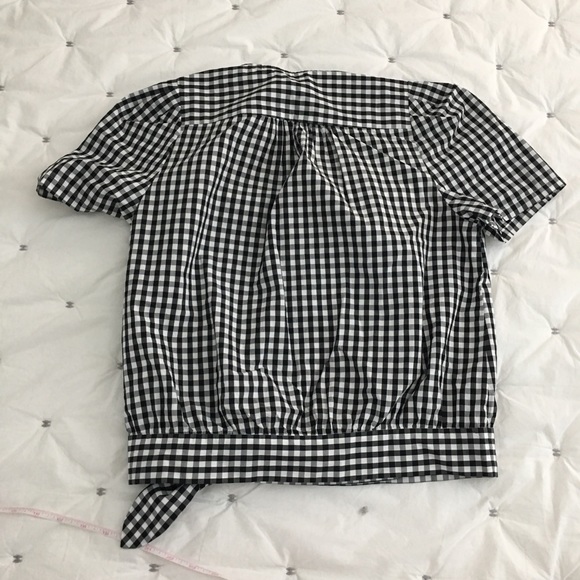 EUC Madewell wrap gingham blouse! - Picture 3 of 6